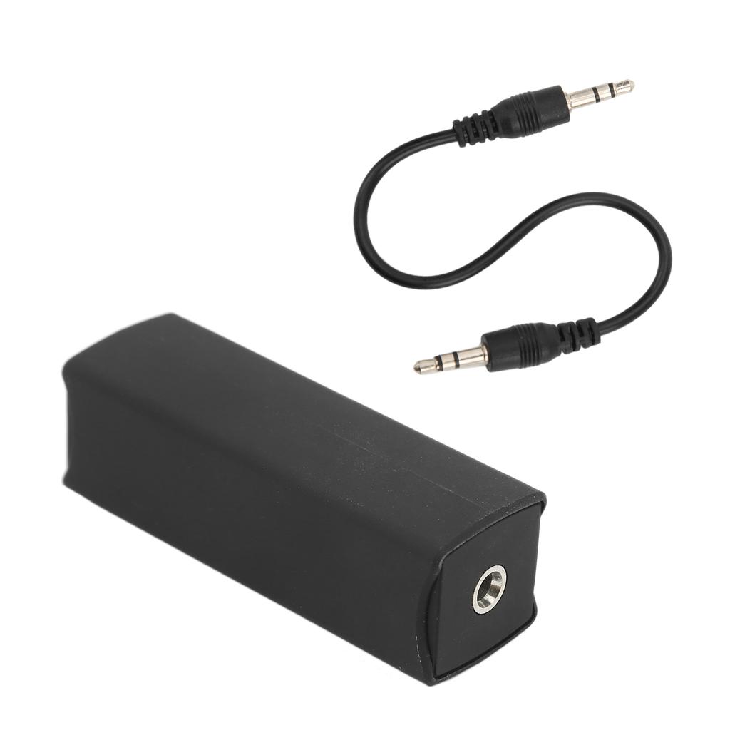 3,5 мм 0,14 дюйма Фильтр шума земляной петли Изолирующий Черный 20 Гц-20 кГц для автомобильной домашней стереосистемы