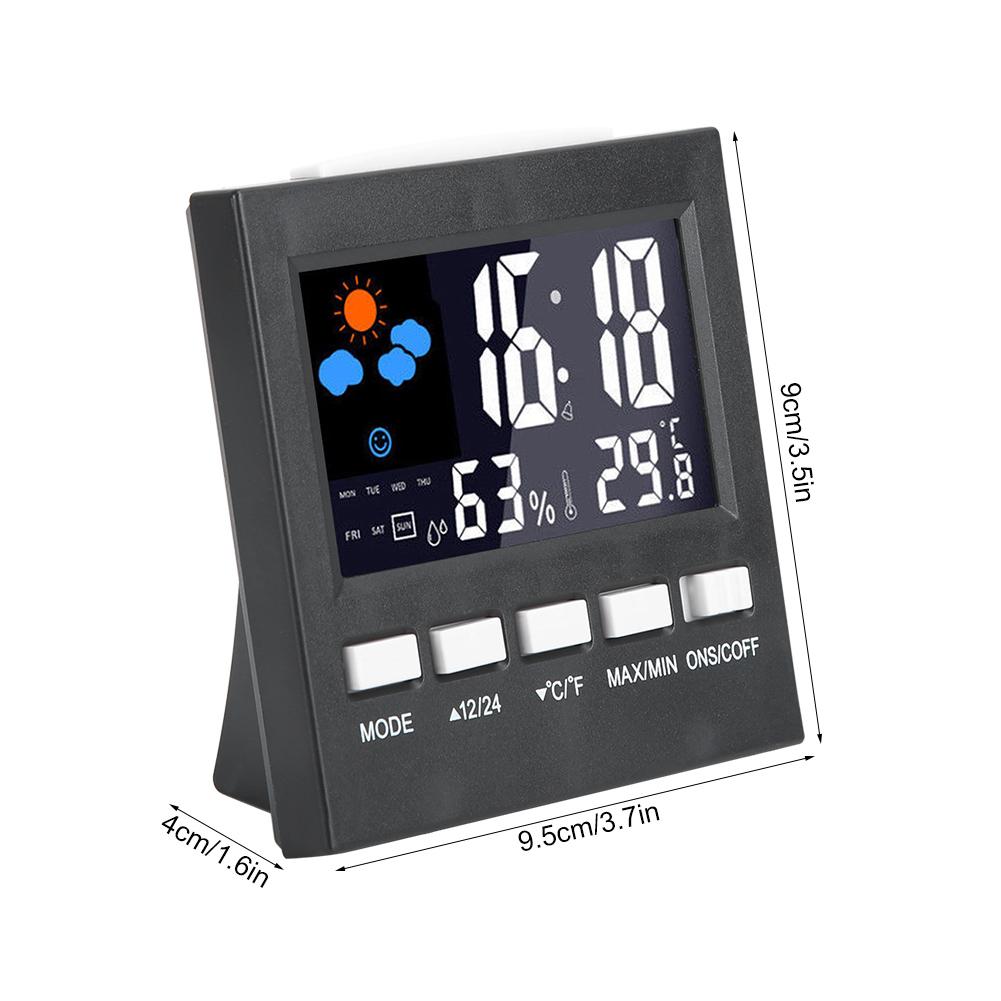 Цифровой бытовой термометр гигрометр тестер температуры и влажности воздуха измерительный прибор