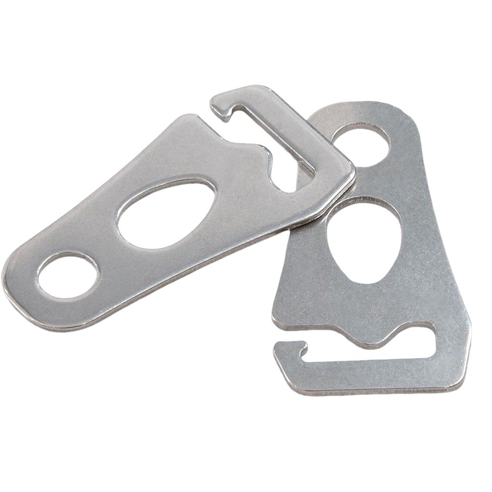 2Pcs Adjustable Tent Wind Rope Buckle Quick Knot Buckle Rope Carabiner Clip Camping