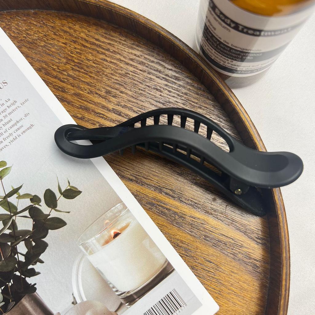 Винтажная матовая заколка для волос для женщин, модная, с индивидуальностью, с градиентным контрастом, заколка-уточка, аксессуары для волос для девочек на каждый день