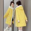 New Korean Loose Thickened Cotton Winter Coat Down Cotton Jacket Women Medium Long