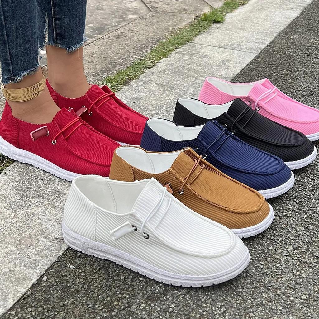 Fashion Women's 2025 Spring and Autumn New European and American Flat Bottom Foot Cover Low-top Lefu Women's Single Shoes