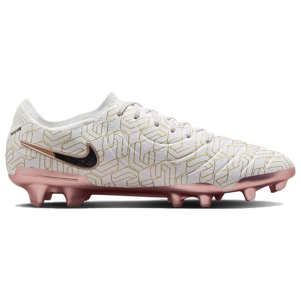 Nike Tiempo Legend 10 Elite FG United Golden Pack Мужские кроссовки Белый металлик-Золотой Черный HJ0706-100