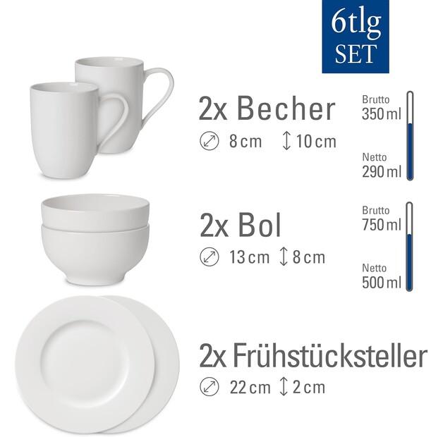Сервиз для завтрака Villeroy & Boch For Me, 6 предметов (1041537041)