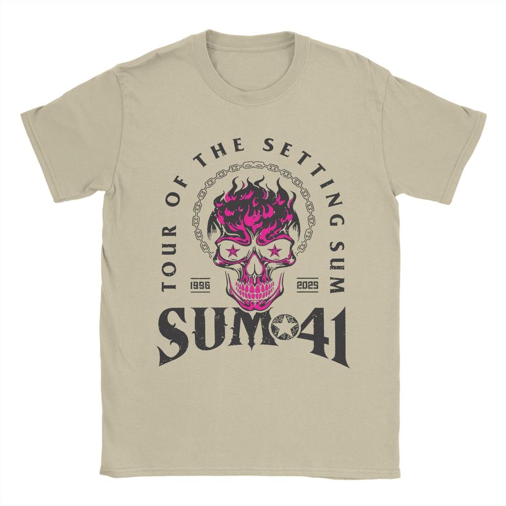 The Final Tour Sum 41 TShirt Unisex Funny Cotton Tee Shirt Round Collar Short Sleeve T Shirts Big Size Tops