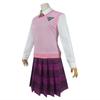 Danganronpa V3 Kaede Akamatsu, костюмы для косплея, женские платья, рубашка в стиле аниме, жилет, юбка, носки для девочек, школьная форма JK