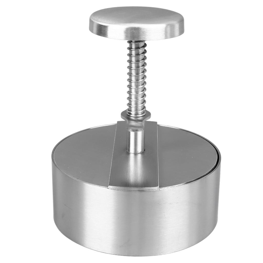 Hamburger Press Patty Maker 304 Stainless Steel 10cm Diameter Round Burger Smasher