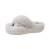 2025 New Women's Autumn and Winter Wool Shoes Cotton Slippers Women's Outer Wear Home Warm Non-slip Cotton Slippers Plush Slippers