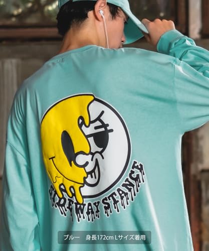 [УЛУЧШАЕТ] [БОКОВАЯ СТОЙКА] Футболка с длинным рукавом Drip Smiley