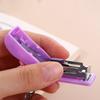 Mini Cartoon Student Supplies Size 10 Staples Stapler Key Chain Mini Stapler Stapler Binding Tools