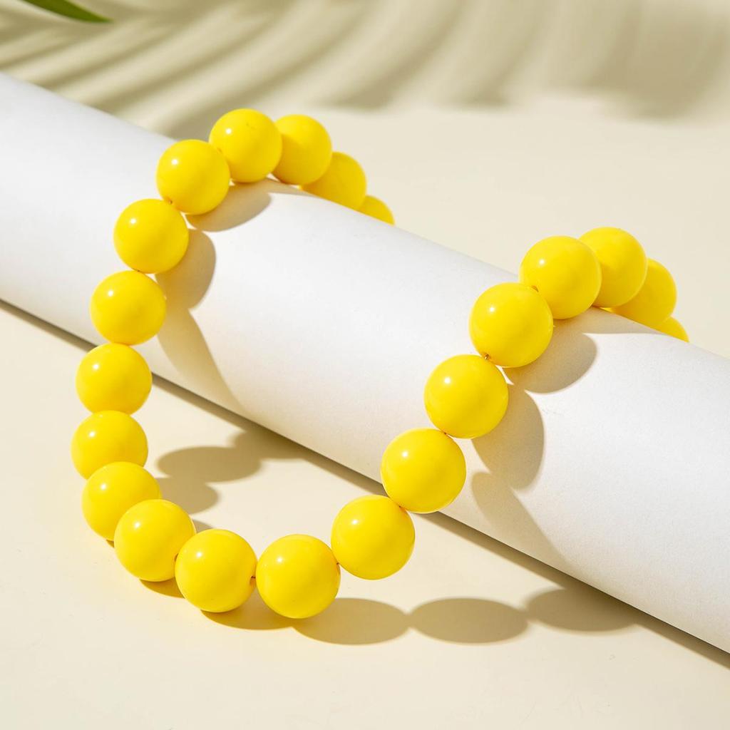 Летнее богемное допаминовое красочное преувеличенное ожерелье из бисера для женщин, ювелирные изделия, индивидуальное ожерелье-чокер для пляжного отдыха