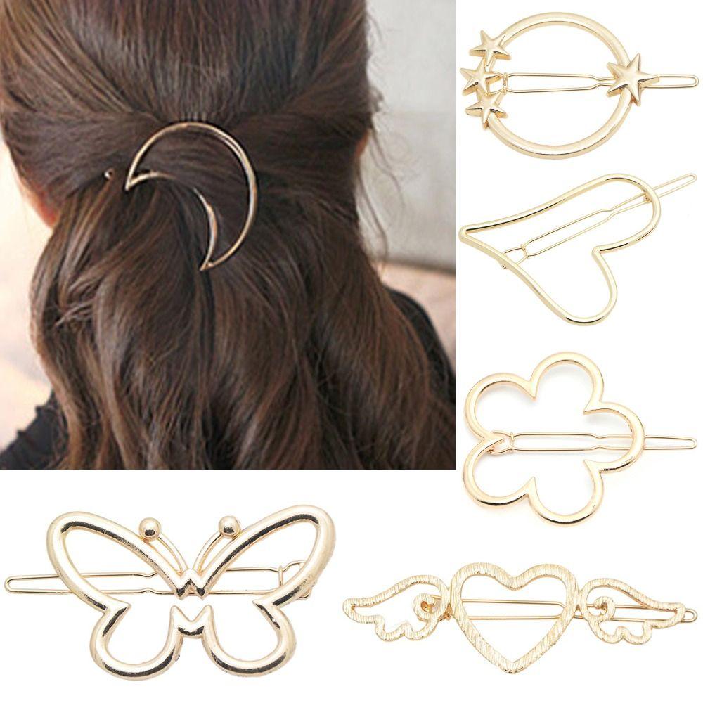 Маленькая заколка винтажная невидимка корейская версия женский зажим для края волос для женщин девушек