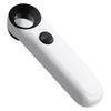 40X Handheld Magnifier HD Magnifying Glass with 2 LED Lights Illuminated Jewelers Loupe Magnifier for Jewelry Identifying