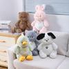 Bunny Kitten Bear Puppy Duck Plush Toy Sleeping Pillow Animal Decoration Doll