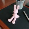 Милый Держатель для Телефона в Виде Кролика, 3D Печатное Украшение, Мягкое и Милое Украшение, Устойчивая и Нескользящая Подставка для Мобильных Телефонов