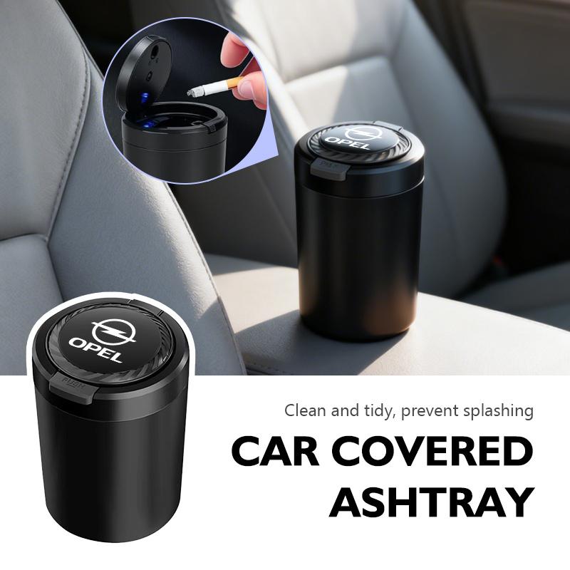Portable Car LED Ashtray Cigarette Retardant Smoke Ash Holder Cup For Opel Insignia Astra G J F K Vectra C H Corsa C B D Omega