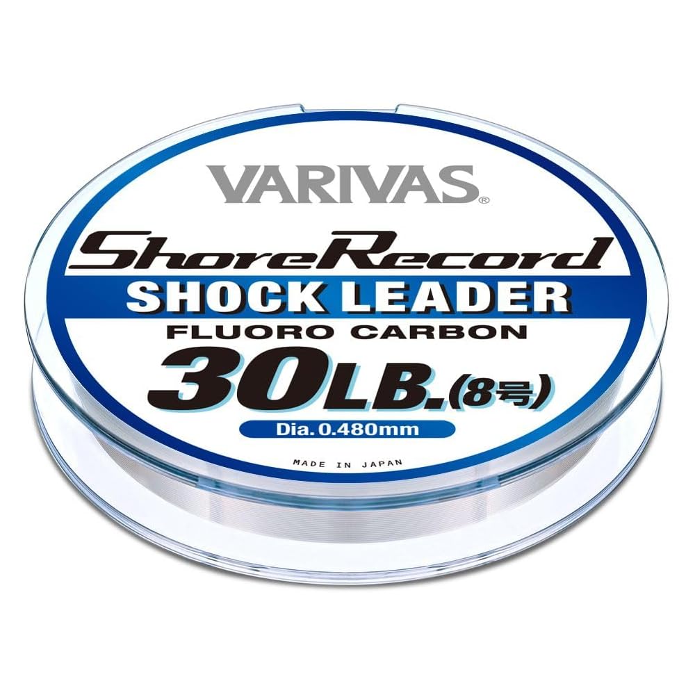 Varivas Shore Record Shock Leader Fluorocarbon 30m 30lb Fishing Line