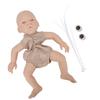 Имитация неокрашенной куклы Reborn Kit виниловая незаконченная детская кукла набор деталей формы 18 дюймов