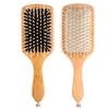 Натуральные деревянные расчески Лопатка Уход за волосами и кожей головы Здоровая подушка Аэроподушка Массажная расческа для волос 2 цвета