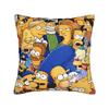 Pillow Cover SSimpsons Family Haunted House Halloween  Vintage Pillow Case For Sofa Bedroom Home Decor Pillowcases