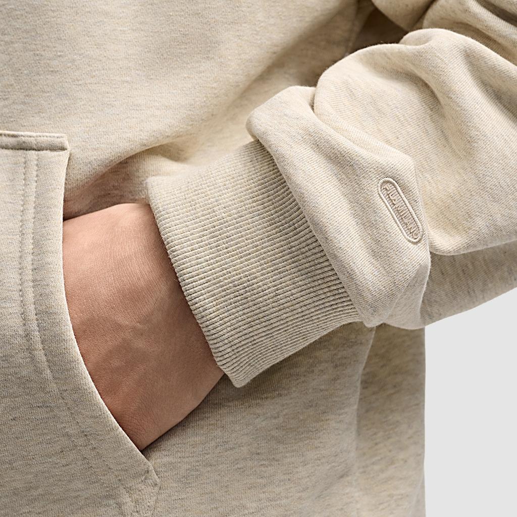 Fila Серия Milano Модный Классический Ретро Повседневный Удобный Универсальный Худи Мужские худи Пшеничный Цветок-Серый F11M545202FBG