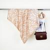 French classic design zebra pattern printed herringbone pattern square scarf travel photo with decorative retro silk scarf