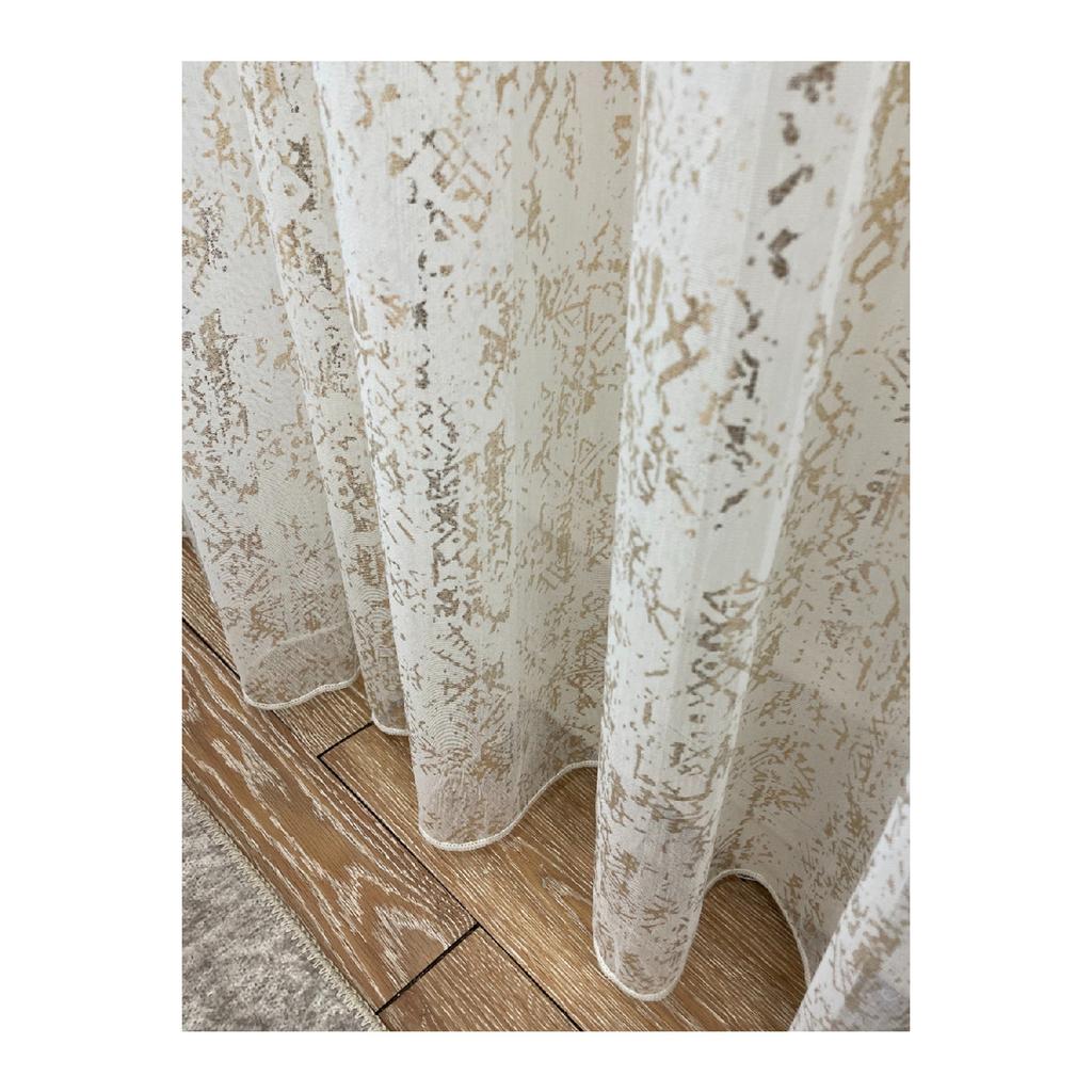 Modern Leafy 1/2.5 Battery - Занавес из тюля сусального золота