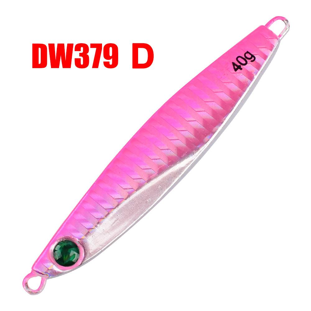 Lure Colorful Prismatic Bait Biomimetic Hard Bait 5 Color Lead Fish DW379-40G