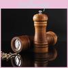 Деревянный набор мельниц для соли и перца, античная отделка, для кулинарной подготовки, кухонный декор