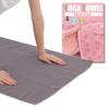 Йога Йога Горячая с Хранением Тренировочное Полотенце, Коврик, Йога, Нескользящий, Чехол, Легкий, Быстросохнущий, Впитывающий, (Серый)