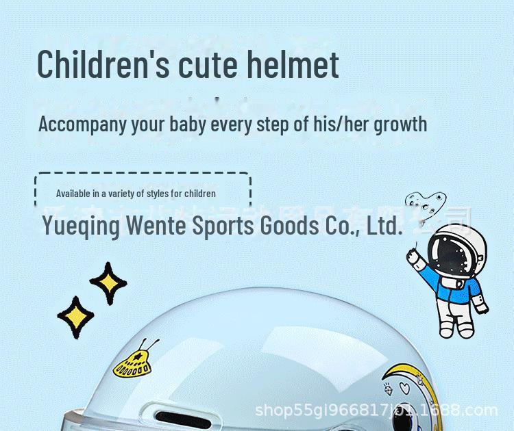 Сертифицированный 3C детский защитный шлем для электромобилей — летний, полушлем, унисекс, всесезонный