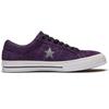 Converse Серия One Star Удобные Универсальные Низкие Кеды из Канваса Унисекс Бело-Фиолетовые 165954C