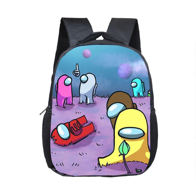 Students Backpack Spaceman Schoolbag Travel Bag Bookbag Shoulderbag
