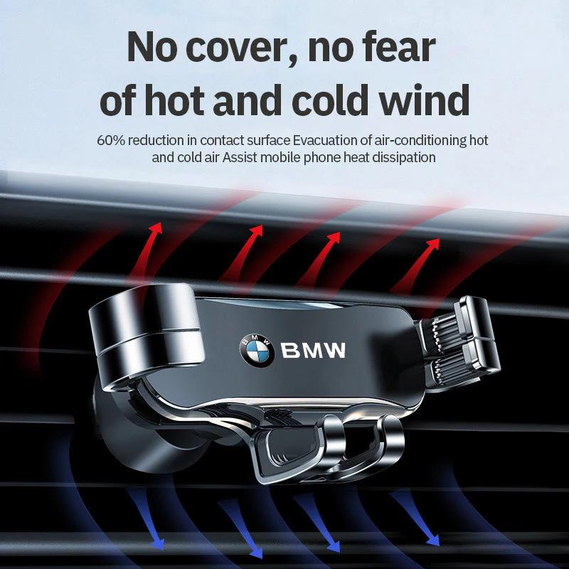 Gravity Car Phone Holder Air Vent Clip Mount Mobile Cell Phone Stand For BMW E34 E36 E60 E90 E46 E39 E70 F10 F20 F30 X5 X6 M5 M6