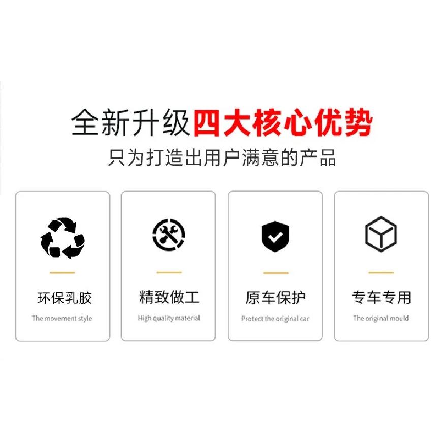Car Door Groove Mat for Tank 400 Hi4-T 2023-2025 Non-slip Door Slot Cup Mat Pad Cushion Auto Accessories