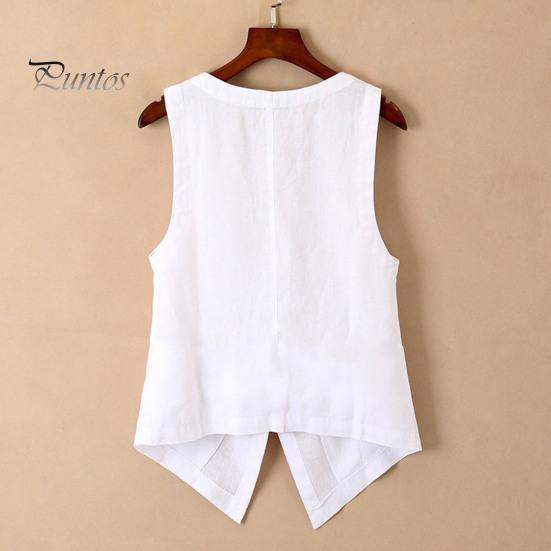 Женский жилет без рукавов, однобортный, короткий, в западном стиле, винтажный кардиган, чистый цвет, глубокий V-образный вырез, повседневная повседневная одежда, женский жилет