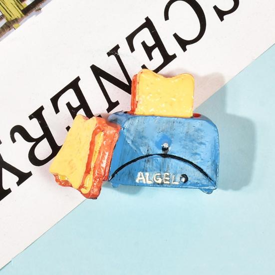 Имитация еды, магнит на холодильник, смола, дуриан, мороженое, яйцо, микроволновая печь, доска, магнит на холодильник, украшение для дома, офиса и кухни