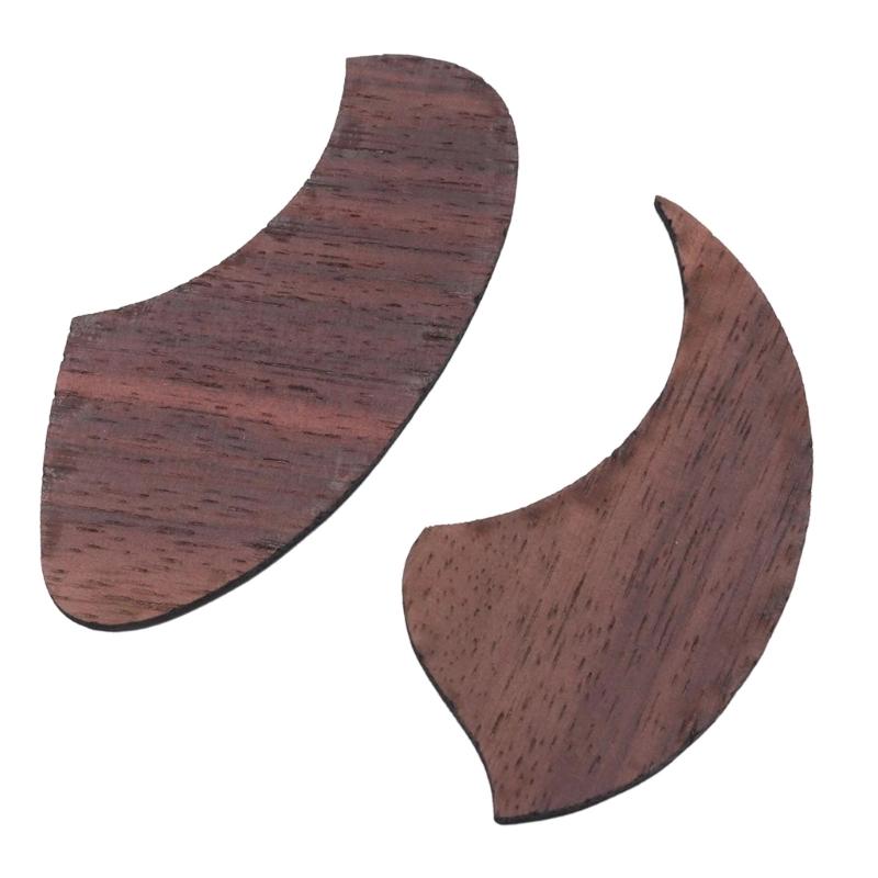 Anti-scratch Ukulele Pickguard Teardrop Shape Pick Guard Rosewood Shield Portable Ukulele Accessories for Ukulele Player