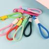 10PCS Colorful Braided Lanyard Keychain Strap Bag Charm Stylish Knot Rope Keyring DIY