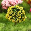 Plastic Simulation Trees Landscape Rural Style Micro Figurines Durable Sakura Miniatures  Yard