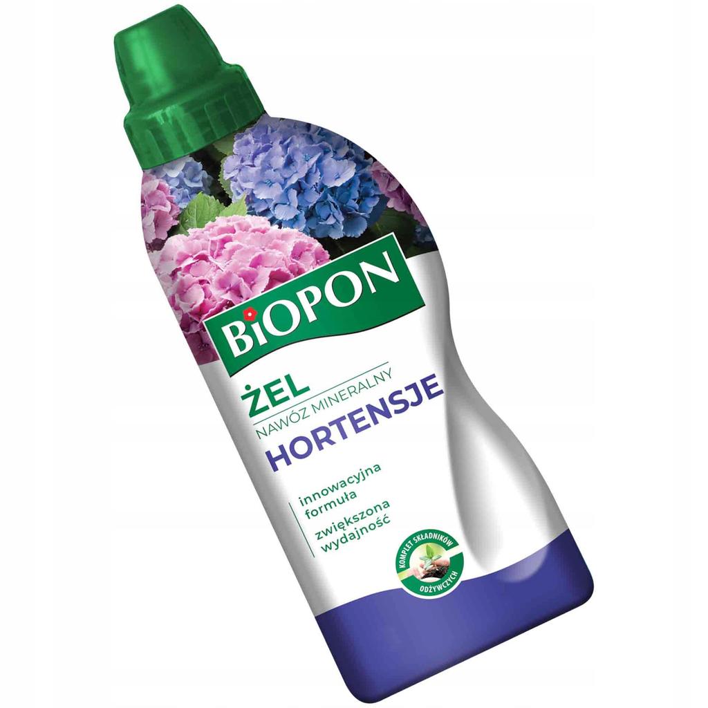 BiOPON nawóz mineralny w żelu do zasilania hortensji 500ml