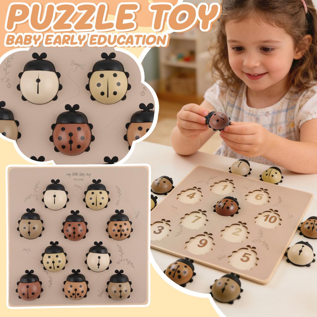 Number Board Wooden Toy For Preschoolers To Learn Numbers Educational Toy