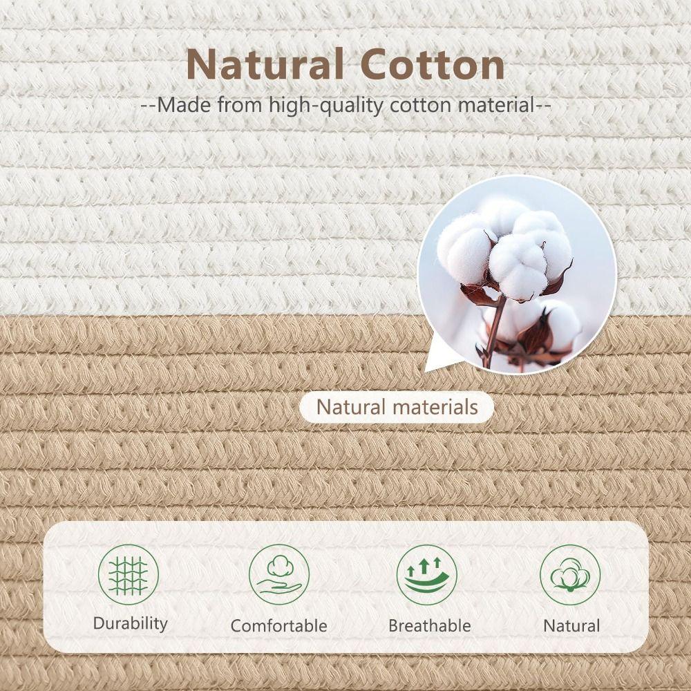 Large Capacity Laundry Basket 15x10x9 Inch Storage Basket NEW Storage Bin  for Shelves Laundry