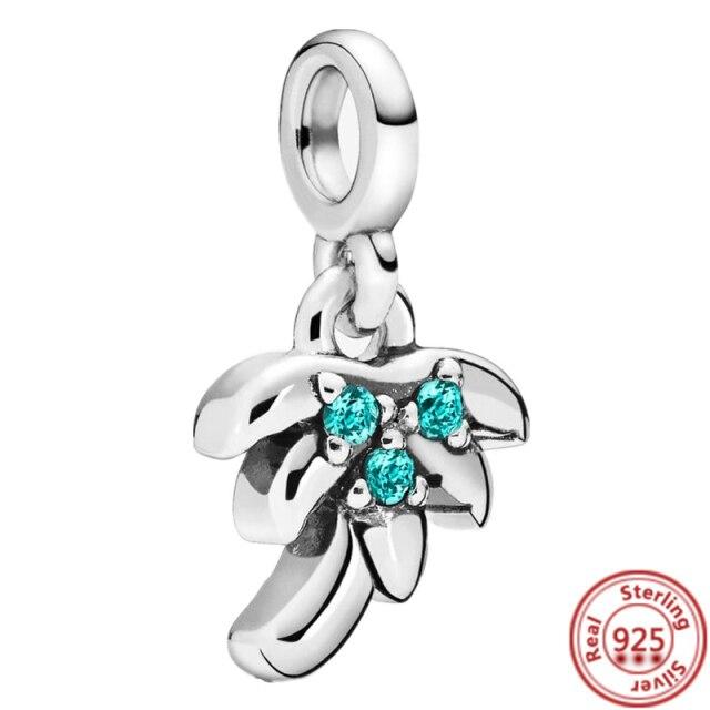 Серьги-браслет Charm Me, ювелирные изделия своими руками, серебро 925 пробы, моя любовь, морская звезда, фламинго, ласточка, мир, мини-подвеска из бисера