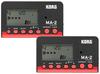 KORG MA-2 Metronome, Black & Red (Set of 2)