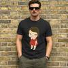 Oversized T Shirt Summer Yoshitomos Nara Novelty Tshirts Angry Red Dress Cotton Tshirt Men Y2k Classic Hot Sale Short Sleeve
