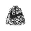 Nike Big Logo Stand Collar Pullover Woven Jacket Unisex Jacket Black White AO0862-100