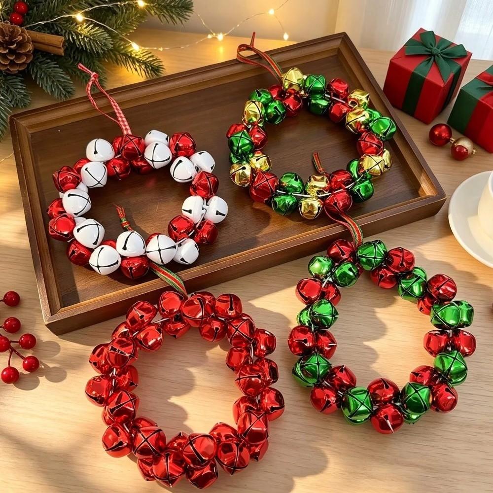 Artificial Design Christmas Bell Ornament Wall Hanging Style Christmas Garland Xmas Tree
