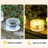 Round Solar Ice Brick Light LED Step Decorative Light Landscape Atmosphere Lamp Deck Lights  Stair