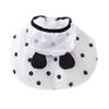 Summer Full of Polka Dots Bear Dog Poncho Rain Can Pull Two Feet Raincoat Small Dog Pet Waterproof Clothes